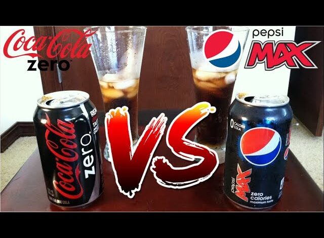 Cola, Zero Sugar, Pepsi Max,