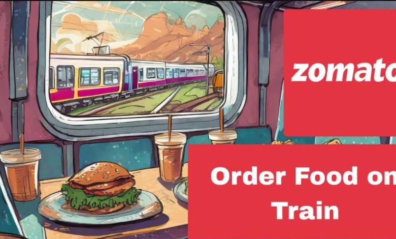 zomato food delivery in train